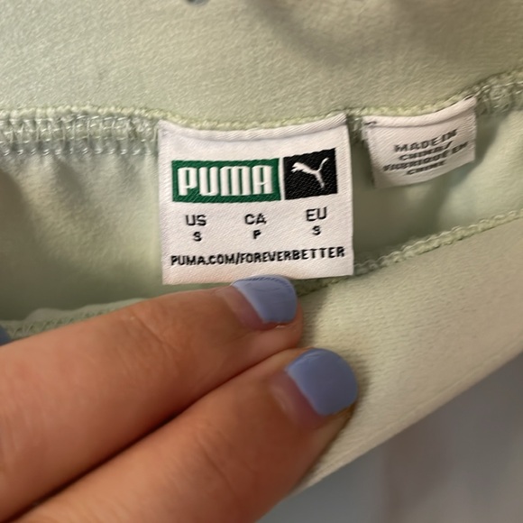 Mint Green Puma Tennis-Style Skirt Size Small - Picture 3 of 3